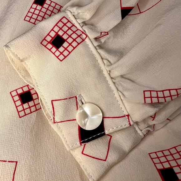 The Silk Farm Women's Button Up Blouse Size 8 - Picture 5 of 5